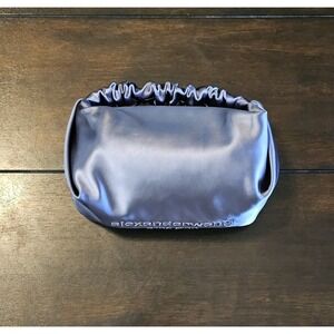 Alexander Wang Scrunchie Satin Bag Purple Clutch Purse